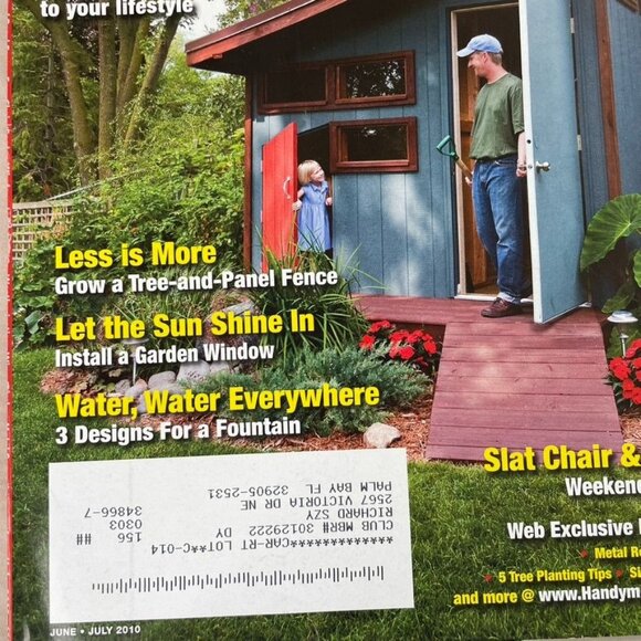 Handyman Club of America Magazine Vol 18 Issue 100 No 3 June July 2010 u Build a - Picture 2 of 9